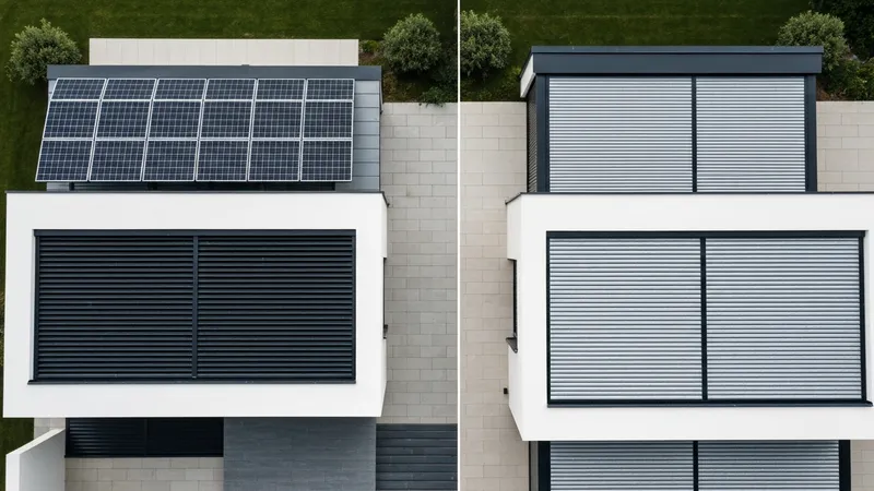 Comparaison entre volets solaires et volets électriques