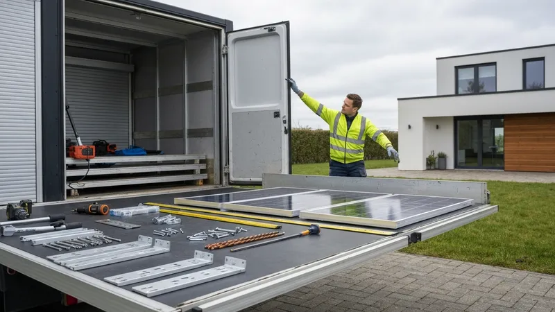 Matériaux nécessaires pour l'installation