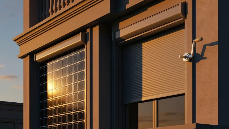 Volets roulants solaires vs volets manuels